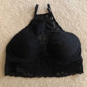 PINK Victoria Secret Black Lace Bralette
